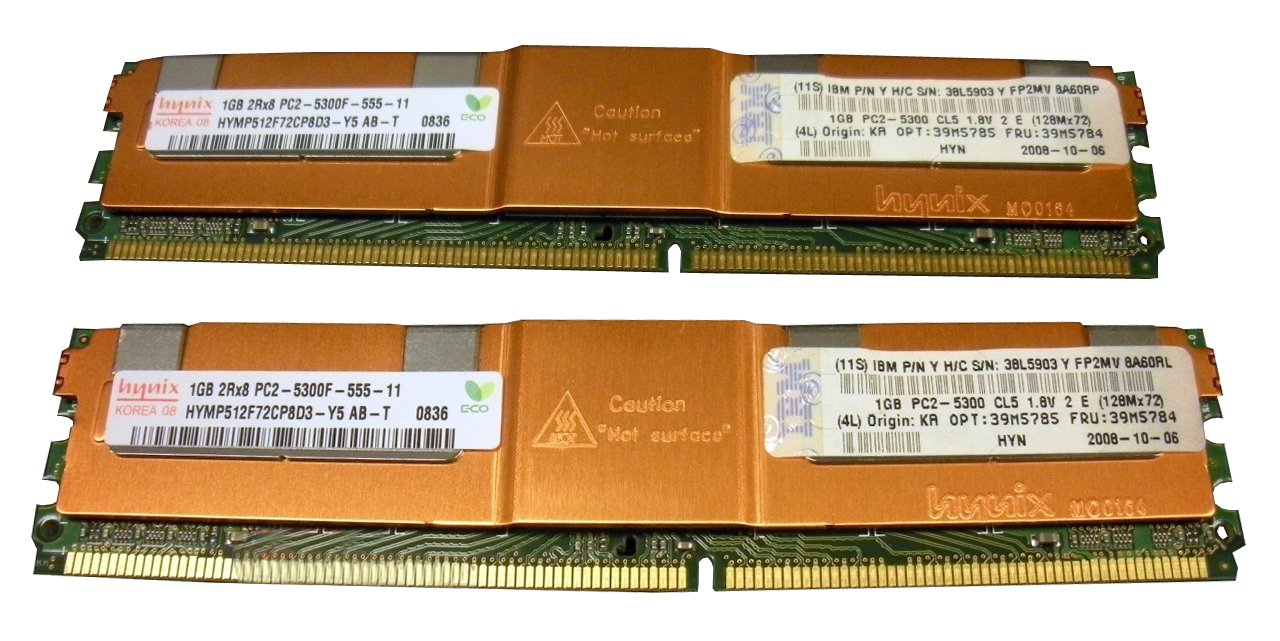 日本アイ・ビー・エム 16GB(2x8GB) PC2-5300 CL5 ECC DDR2